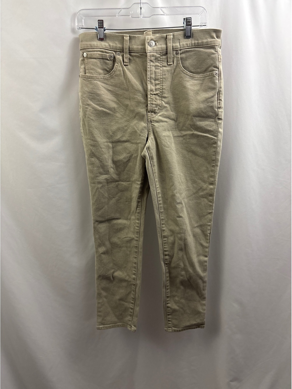 Madewell The Perfect Vintage Jean Size 28 High Rise Straight Denim Beige